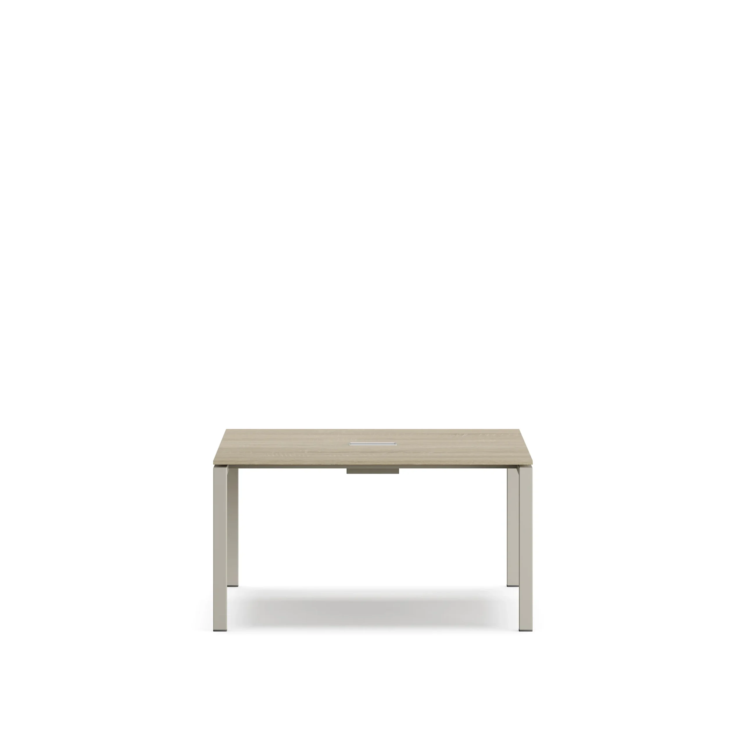 Marwood_Steel_MeetingTable_T140140_Studio_01 Steel - Görsel 1